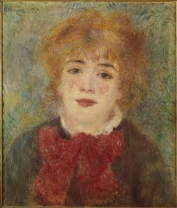 女性の肖像 作： Pierre Auguste Renoir
