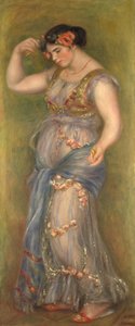 カスタネットと踊る少女、1909 作： Pierre Auguste Renoir