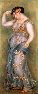カスタネットと踊る少女、1909 作： Pierre Auguste Renoir