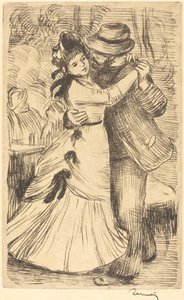 田舎で踊る La danse a la campagne, c. 1890年。 作： Pierre Auguste Renoir