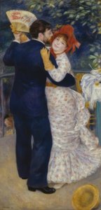 田舎で踊る 作： Pierre Auguste Renoir