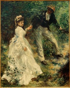散歩 作： Pierre Auguste Renoir