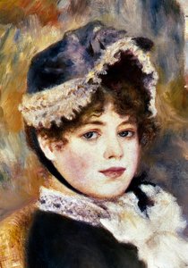 海岸にて」の詳細。絵画：ピエール・オーギュスト・ルノワール（Pierre-Auguste 作： Pierre Auguste Renoir