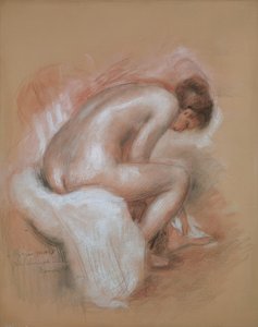 トイレ 作： Pierre Auguste Renoir