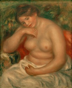 ベッドルーム（大きいヌード） 作： Pierre Auguste Renoir