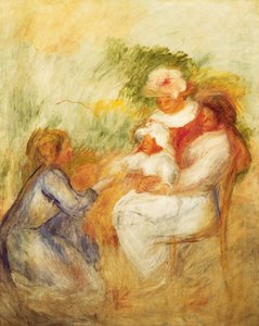 家族;家族、c。 1896 作： Pierre Auguste Renoir