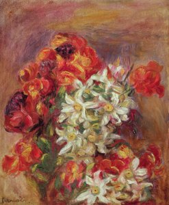 フラワー 作： Pierre Auguste Renoir