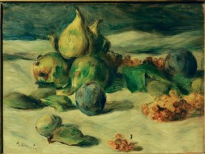 果物の静物 作： Pierre Auguste Renoir