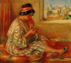 アルジェリアのガブリエル 作： Pierre Auguste Renoir