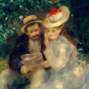 秘密（ラトネル） 作： Pierre Auguste Renoir