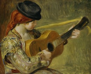 ギターを持つ少女、1897