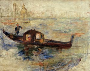 ヴェネツィアのゴンドラ 作： Pierre Auguste Renoir