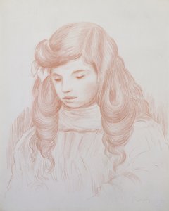 子供の頭、1913年（楽天） 作： Pierre Auguste Renoir
