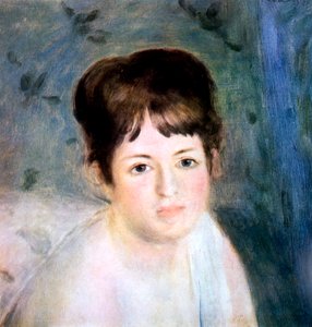 女性の頭、1876