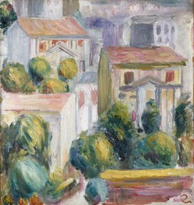 カーニュの家 作： Pierre Auguste Renoir