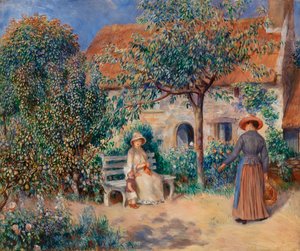 ブルターニュで 作： Pierre Auguste Renoir