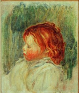 子供の肖像 作： Pierre Auguste Renoir