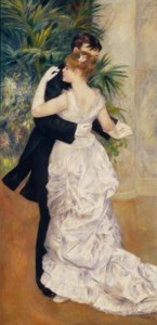 街で踊る 作： Pierre Auguste Renoir
