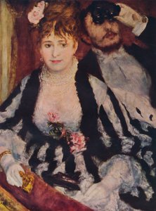 La Loge The Theater Box、1874、1938 作： Pierre Auguste Renoir