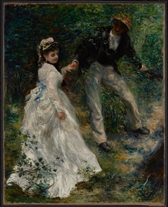 プロムナード、1870 作： Pierre Auguste Renoir