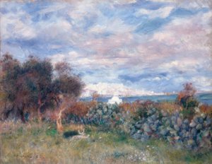 アルジェ湾 作： Pierre Auguste Renoir