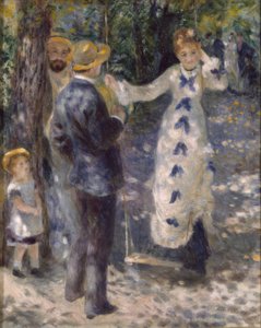 スイング 作： Pierre Auguste Renoir