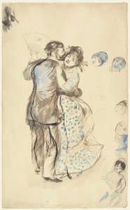 ラ・ダンス？ la campagne (田舎の踊り) 作： Pierre Auguste Renoir