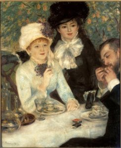 昼食の終わり 作： Pierre Auguste Renoir