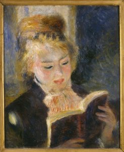 読書灯 作： Pierre Auguste Renoir