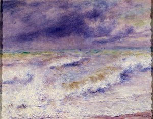 波、ピエール・オーギュスト・ルノワール作 作： Pierre Auguste Renoir