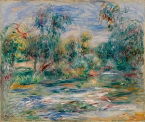 風景 作： Pierre Auguste Renoir