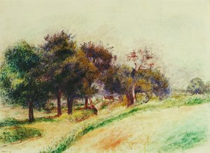風景;風景、 作： Pierre Auguste Renoir