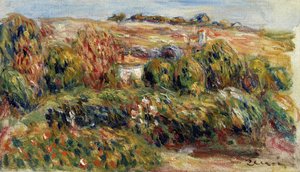 プロヴァンスの風景、c。 1900 作： Pierre Auguste Renoir