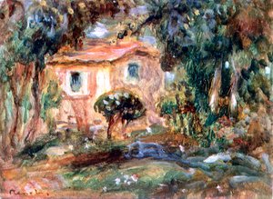 風景、ルカンネ、1902 作： Pierre Auguste Renoir