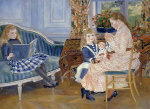 ワージモントでの子供の午後 作： Pierre Auguste Renoir