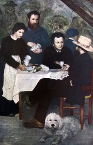 母アントニー・ブロン＝マルロットのキャバレー 作： Pierre Auguste Renoir