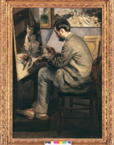 翼を広げたサギ 作： Pierre Auguste Renoir