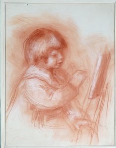 小さな画家 作： Pierre Auguste Renoir