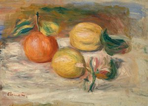 レモンとオレンジ 作： Pierre Auguste Renoir