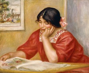 レオンティン・リーディング、1909 作： Pierre Auguste Renoir