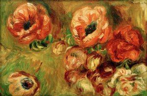 アネモネ 作： Pierre Auguste Renoir