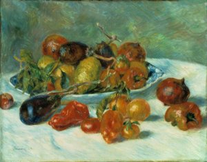 正午の果物 作： Pierre Auguste Renoir