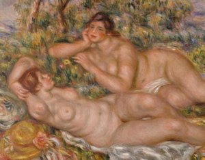 水泳選手 作： Pierre Auguste Renoir