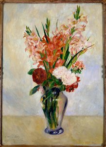 Les glaieuls 絵画 Pierre Auguste Renoir (1841-1919) 1885 Sun.0.75 x 0.54 m パリ、オルセー美術館