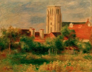 エソワ教会 作： Pierre Auguste Renoir
