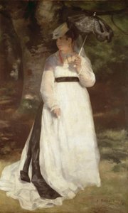 傘を持って 作： Pierre Auguste Renoir