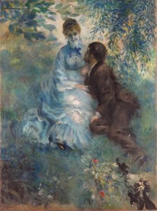 恋人たち、1875 作： Pierre Auguste Renoir