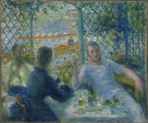 河岸の食事（ザ・ロウアーズ・ランチ） 作： Pierre Auguste Renoir