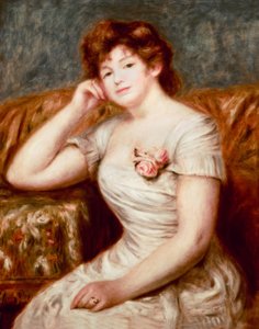 マダムエイドリアンミトワール 作： Pierre Auguste Renoir
