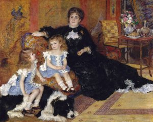 マダムジョルジュシャルパンティエマルグリットルイーズレモニエ、1848年〜1904年、1878年。 作： Pierre Auguste Renoir
